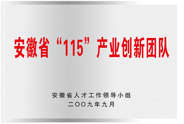 安徽省“115”產(chǎn)業(yè)創(chuàng)新團(tuán)隊